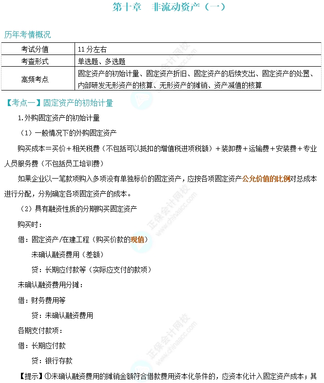 财会第十章